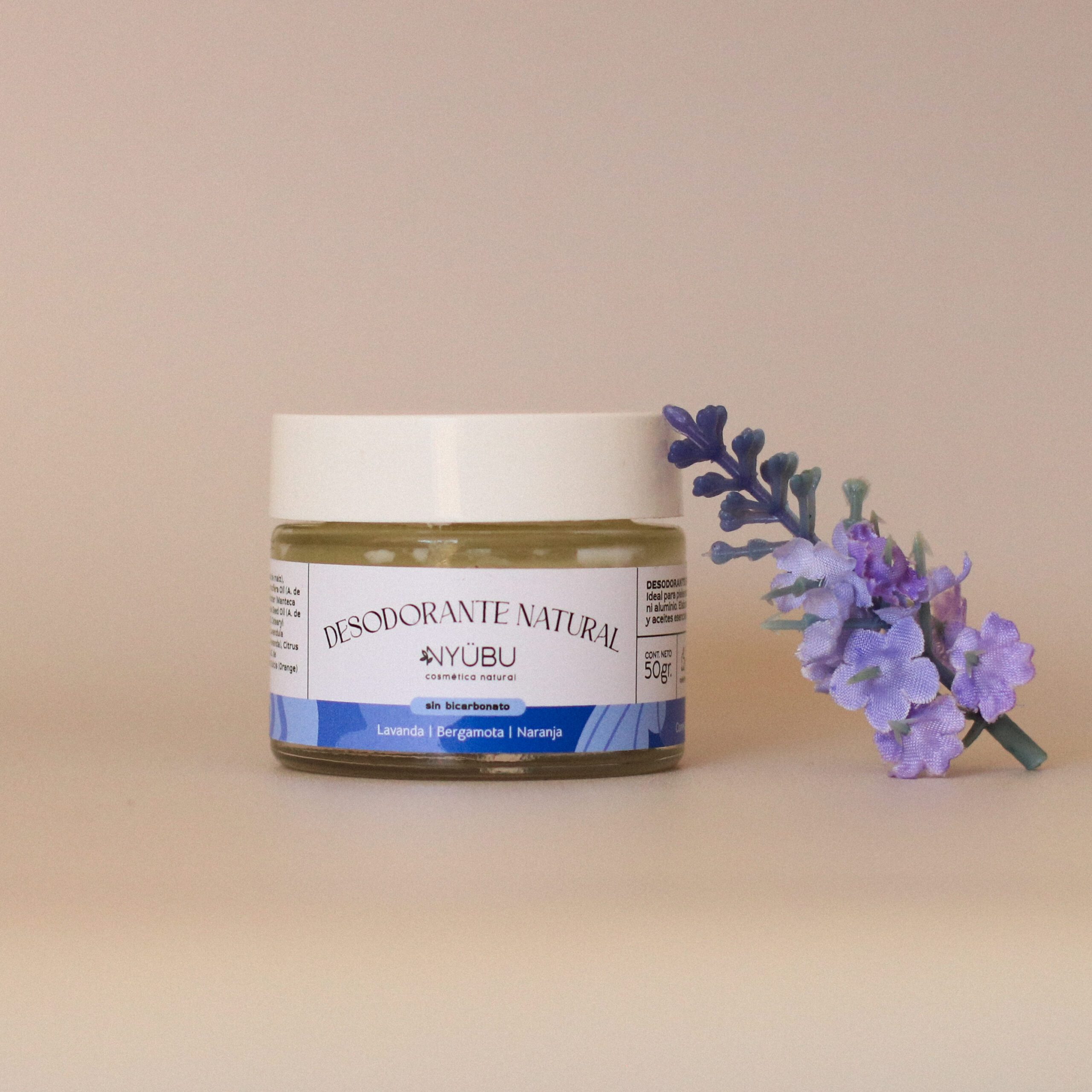 Desodorante Libre de Bicarbonato: Lavanda + Bergamota + Naranja - Imagen 3