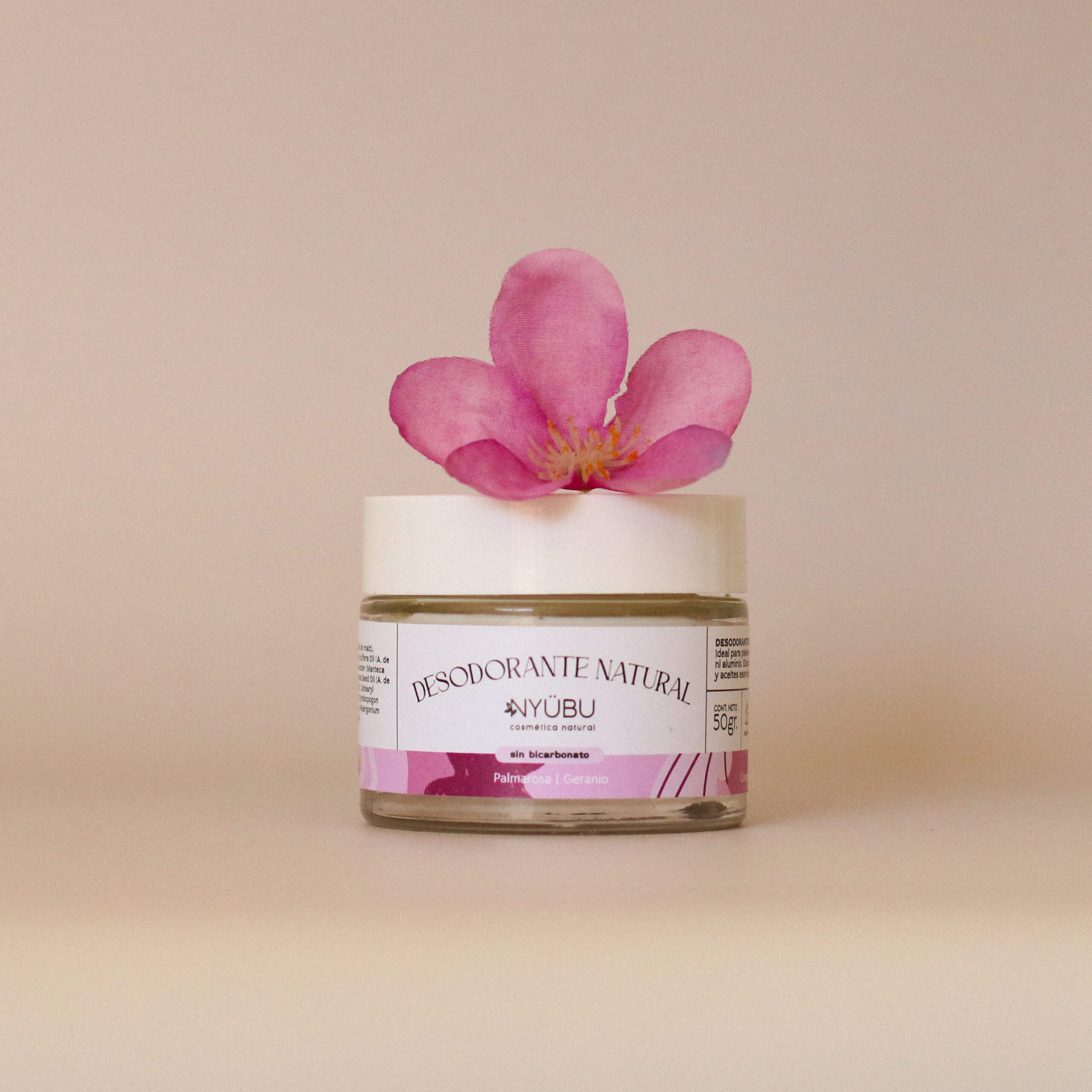 Desodorante Libre de Bicarbonato: Palmarosa + Geranio - Imagen 3