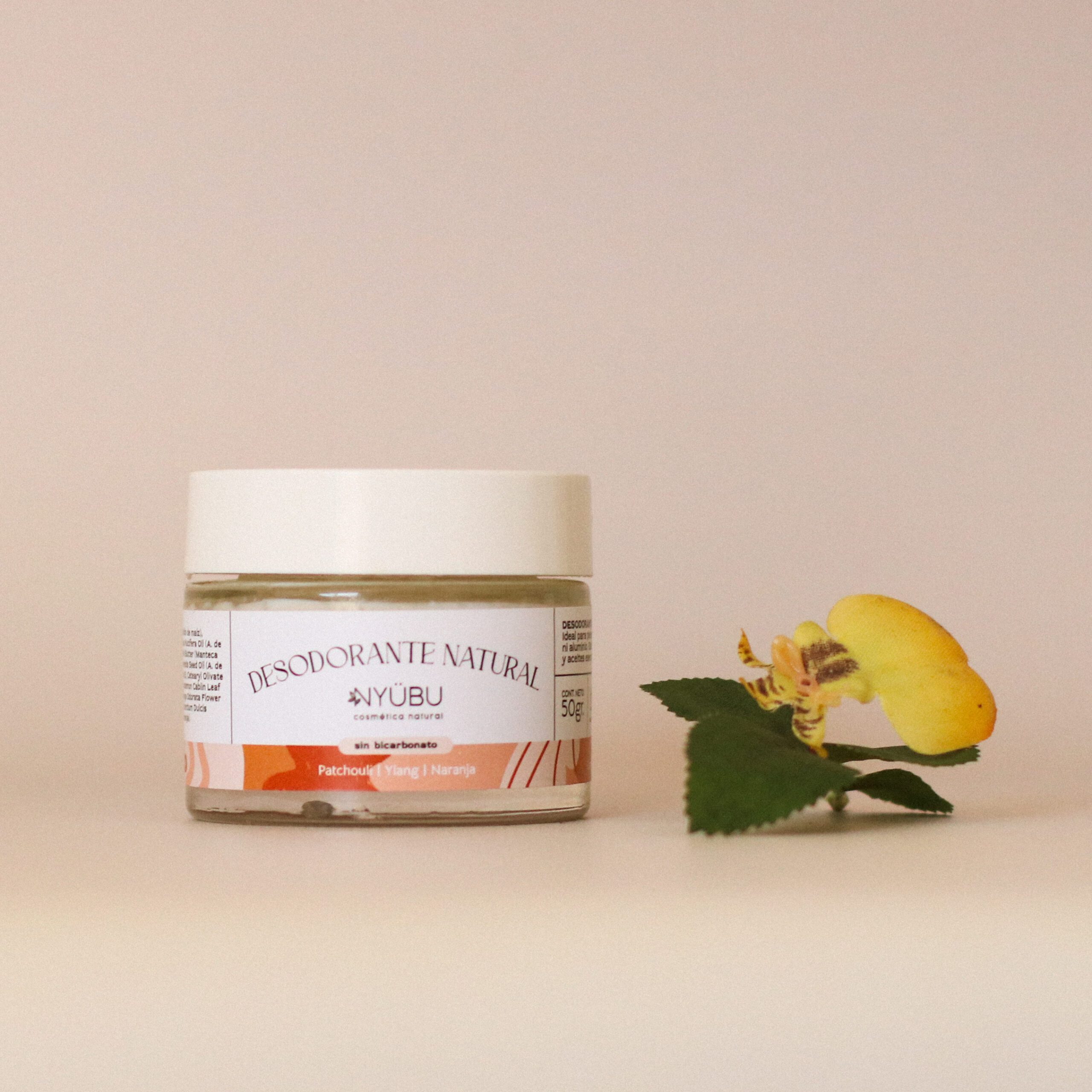 Desodorante Libre de Bicarbonato: Patchouli + Ylang + Naranja - Imagen 3