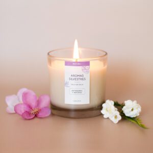 Vela de cera de soja – Aromas Silvestres