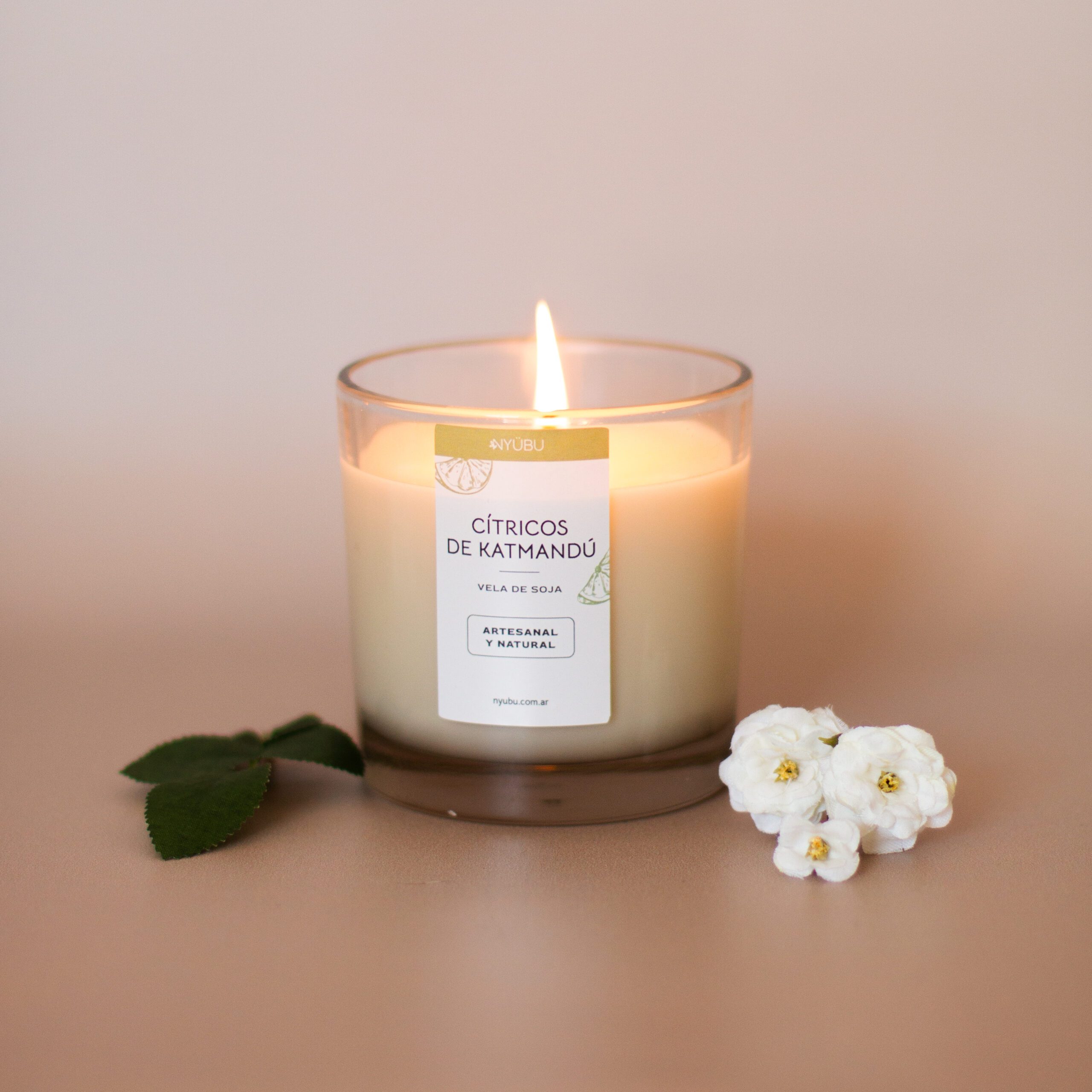 Vela de cera de soja - Cítricos de Katmandú - Imagen 2